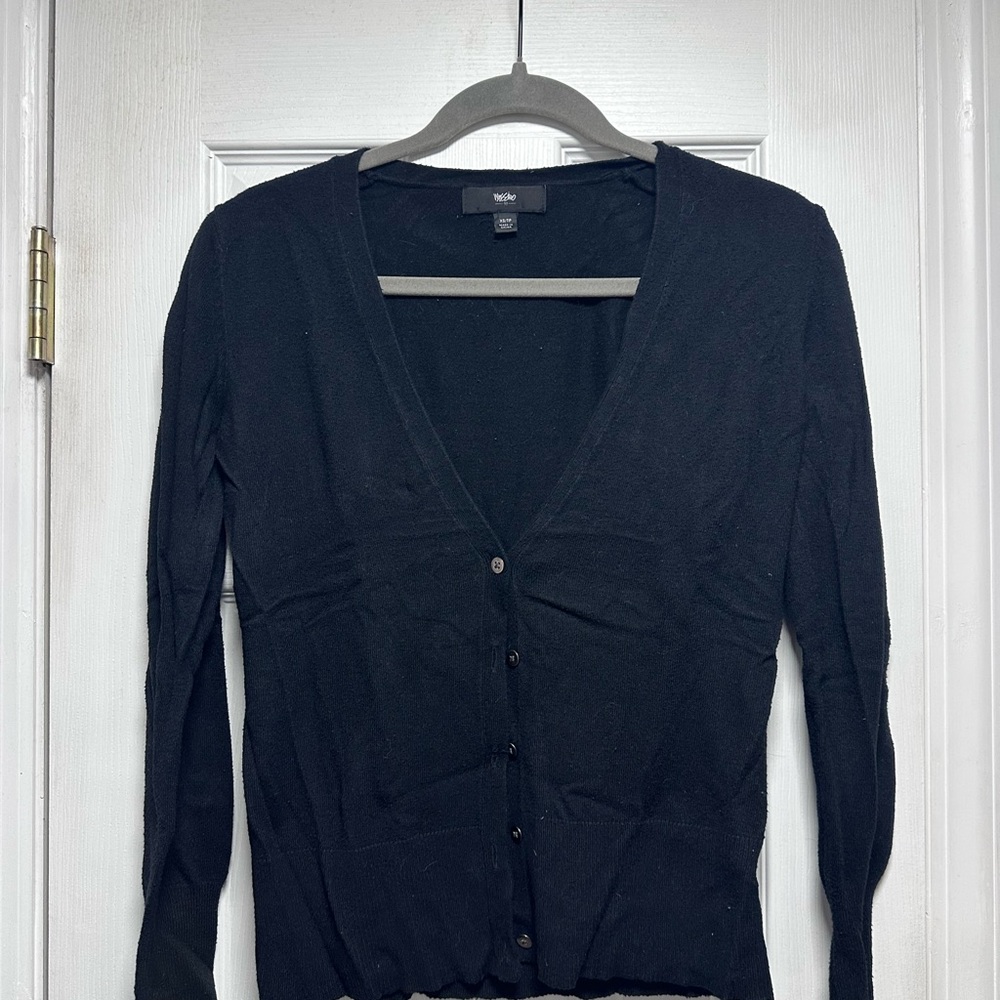 Mossimo Supply Co. Black Cardigan Sweater